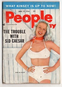 People Today June 27 1956 Jayne MARILYN Rod Steiger SID CAESER Pocket Mens Mag - Picture 1 of 2