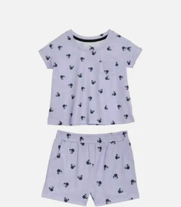 NUEVO Disney Niños Poliéster 2 Piezas Mangas Cortas PJ Set Talla 6 - Imagen 1 de 4
