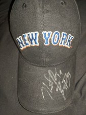 New York Mets Shea stadium sga hat opening day signed by Heath bell