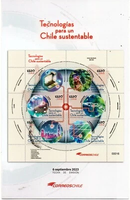 CHILE, FOLLETO, TECNOLOGIAS PARA UN CHILE SUSTENTABLE, SEPT. 2023, SIN SELLOS - Image 1 of 3