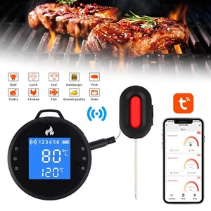Digital Grillthermometer Funk Bluetooth BBQ Thermometer WIFI Fleischthermometer - Bild 1 von 12