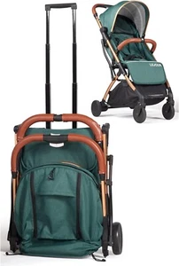 Lejoux Go Kinderwagen leichter faltbarer Reisebuggy mit 5-Punkt-Geschirr