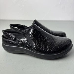 Alegria Skillz Flourish Black Women's 37 EU / 7-7.5 US Slingback Clog Vegan - Picture 1 of 10