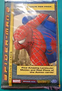 Marvel SPIDER-MAN Trading Cards Sealed WAX Pack - Picture 1 of 3