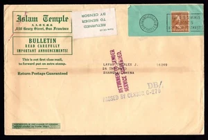 US 1941 PREXY 1½ CENT STAMP SAN FRANCISCO TO SHANGHAI, CHINA RARE USAGE - Picture 1 of 2