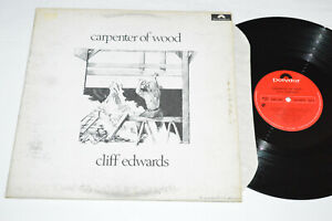 CLIFF EDWARDS Carpenter of Wood LP 1973 Polydor Canada 2424-089 Folk Rock VG/VG