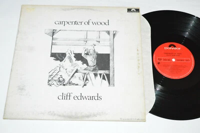 CLIFF EDWARDS Carpenter of Wood LP 1973 Polydor Canada 2424-089 Folk Rock VG/VG - Image 1 of 4