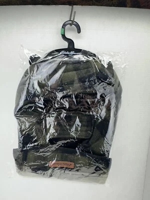 Eddie Bauer Checkered Green Plaid Dog Vest / Jacket Fleece Lined  Size L  New - Image 1 of 4