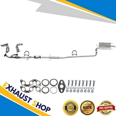 Full Exhaust System Fit 04-06Toyota Camry JapanBuilt&LexusES330&04-08Solara 3.3L - Image 1 of 4
