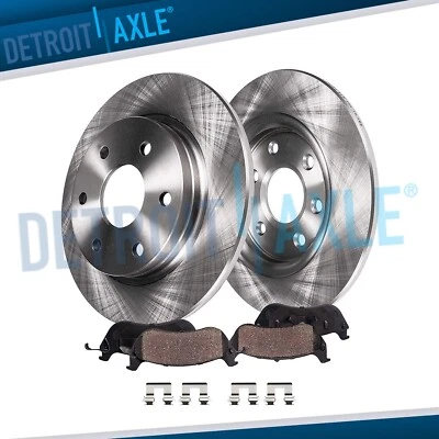 11.81" Rear Disc Brake Rotors Brake Pads for 2006 Uplander Montana Relay Terraza - Image 1 of 4