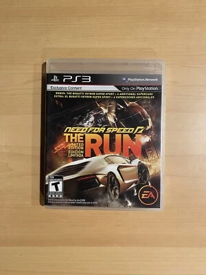 Need For Speed: The Run Limited Edition (Sony Playstation 3, 2011) CIB w/ Manual - Image 1 of 4