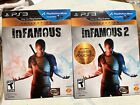 Infamous 1 And 2 (Sony Playstation 3, Ps3) Original Packaging