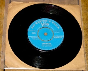 THE QUOTATIONS ~ IMAGINATION b/w ALA-MEN-SY ~ UK HMV 7" 1961 - Picture 1 of 4