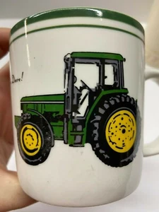 John Deere Coffee Mug Cup Nothing Runs Like A Deere! Tractor by Gibson Used  - Picture 1 of 4