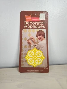 Set di adesivi applique piastrelle bagno vintage Nos Rubbermaid da 12 anni '70 #7123 - Foto 1 di 5