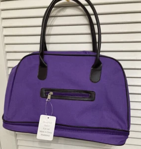 Bolso de Viaje para Mujer Cartera Grande con Bolso de Cosméticos Púrpura - Imagen 1 de 6