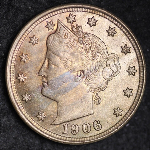 1906 Liberty V Nickel CHOICE BU FREE SHIPPING E348 AEL Cover