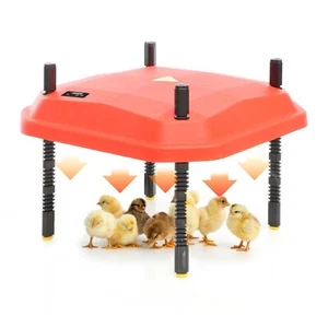 Fudajo Panneau chauffant Élevage poussins 40x40cm Plaque 42W avec Thermostat - Photo 1/9