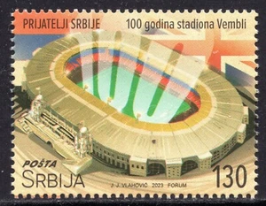 2124 - Serbia 2023 - 100 Years of Wembley Stadium - MNH - Picture 1 of 2