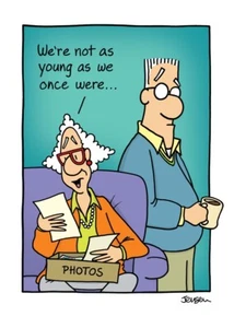 Humor Funny Young And Dumb Birthday Card Her Woman Friend oatmeal studios Him - Picture 1 of 2