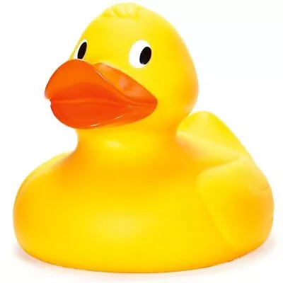Giant 32cm Yellow Rubber Duck - Floats Bath Time - Huge Jumbo • 29.99£