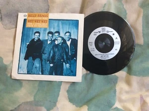Billy Bragg She’s Leaving Home 7” Vinyl Wet Wet Wet With A Little Help From My - Picture 1 of 2