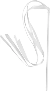 24 ct. White Ribbon Wands - Picture 1 of 3