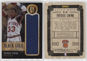 2013-14 Panini Gold Standard Black Gold Threads /49 Patrick Ewing #98 HOF - Picture 1 of 4