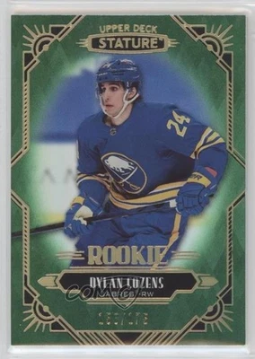 2020-21 Upper Deck Stature Rookies Green /175 Dylan Cozens #135 Rookie RC - Image 1 of 2