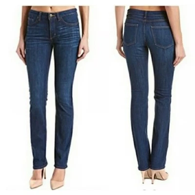 SPANX The Slim X Straight Jeans Dark Indigo Blue Shapewear Women's Size Large - Image 1 of 4