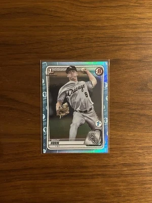 BAILEY HORN  #BD-164 2020 Bowman 1st First Edition SKY BLUE FOIL PARALLEL  - Image 1 of 2