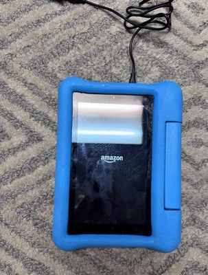 Amazon Fire Kids Tablet 32GB Blue Case 7" - Image 1 of 3