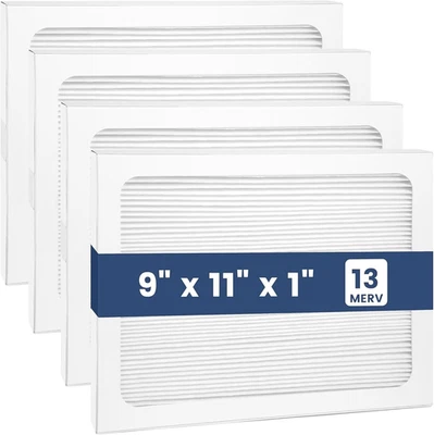 4 Pack 9 X 11 X 1 MERV 13 Replacement Dehumidifier Filter Compatible with Santa  - Image 1 of 4