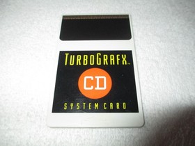 CD SYSTEM CARD TURBOGRAFX 16 CD PLAYER HU CARD PREOWNED TESTED WORKING