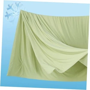  Cooling Comforter Queen Size, Double-Sided Cool Queen(90" x 90") Vanilla Green - Picture 1 of 8