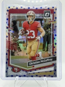 Christian McCaffrey 2023 Panini Donruss Optic Stars SP #169 49ers - Imagen 1 de 2