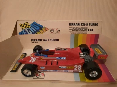Burago BBurago Ferrari 126 CK K Turbo #28 Didier Pironi 1981 1/24 6101 - Immagine 1 di 4