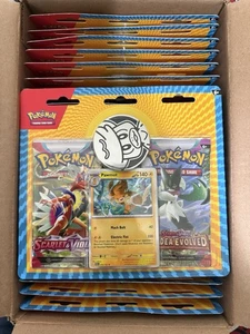 CUSTODIA (24 Blister) Di Pokemon TCG - Pawmot - Blister Confezione da 2 con Promo - Foto 1 di 3