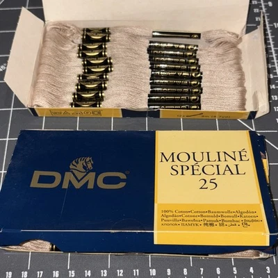 2 Boxes (22 Total)DMC Art 117 Mouline Special 25 Embroidery Floss Beige 842 - Image 1 of 4