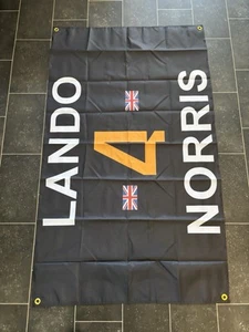 LANDO NORRIS McLAREN F1 FLAGGE 3FT X 2FT BRANDNEU FORMEL 1 McCLAREN FLAGGE - Bild 1 von 6