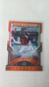 Lucas Herbert Elite Extra Edition Prospects  ROOKIE SSP /10 Auto BRAVES - Picture 1 of 2