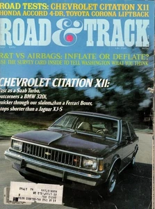 ROAD & TRACK ~May 1979 ~ Chevy Citation, Honda Accord, Toyota Corona, GM X Cars - Picture 1 of 2