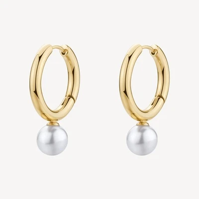 BROSWAY Orecchini cerchio  con perla  - PERFECT BPC63 - Immagine 1 di 3