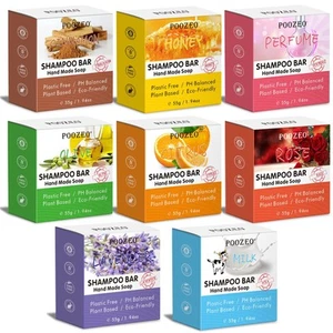 8 Pack Shampoo Bar Gift Set,Natural Soap, Solid Dry Damaged Hair With Plant E... - Picture 1 of 7