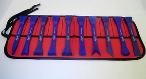 BoJo Tools 10pc. Deluxe Scraper Kit with Pouch. Nylon/Plastic Composite. - Picture 1 of 5
