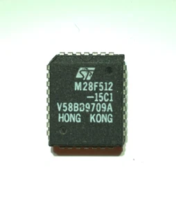 M28F512-15C1 150nS 64Kbx8 Flash memory PLCC-32 STMicro genuine part x1 pcs - Picture 1 of 1