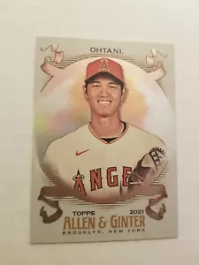 2021 Topps Allen & Ginter Hot Box Foil Shohei Ohtani #25 Los Angeles Angels - Picture 1 of 1
