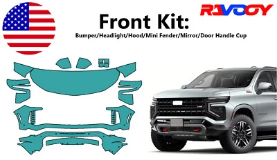 Película de protección de pintura delantera PreCutKit PPF para Chevrolet Suburban Z71 2025  Foto 1 de 4