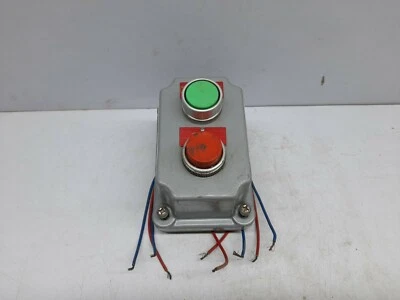 Hubbell Killark FXCS-0B4U Start Stop Control Station Heavy Duty 600VAC Max - Image 1 of 4