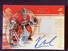 2005-06 SP AUTHENTIC FUTURE WATCH AUTO Patch 031/100 Kevin Nastiuk  RC